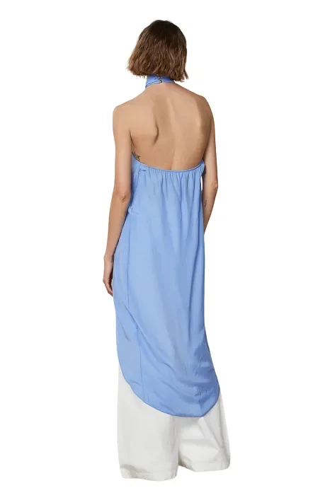 Top donna Patrizia Pepe art 2C1474 A057 P-E 23 colore ceramic blue misura a scelta Online - immagine 2