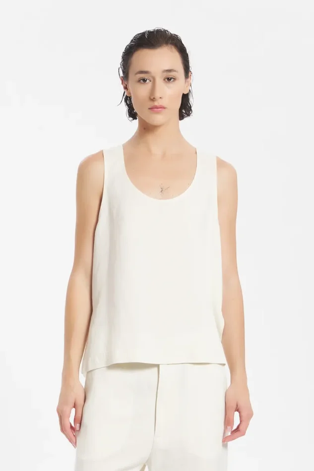 Top Isla Brezza Avorio | Navy – Barena Venezia