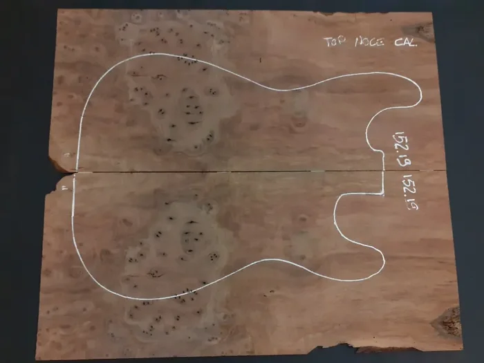 Top Radica di Noce California