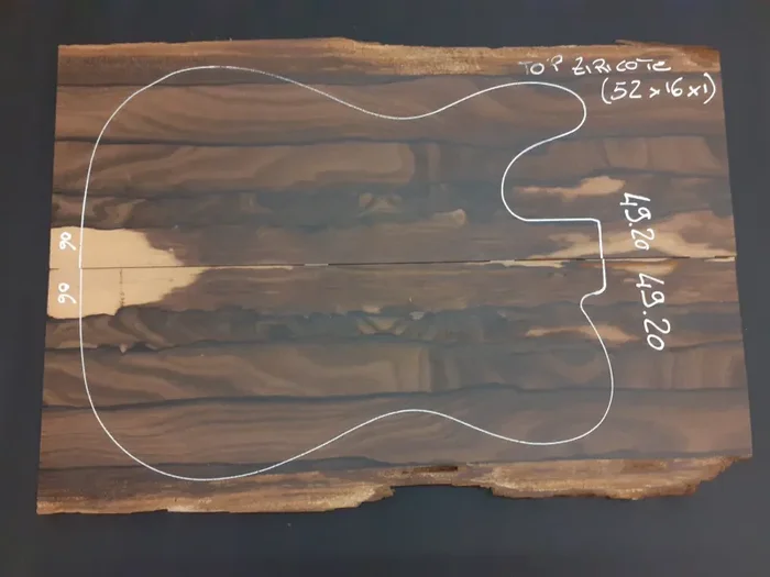 Top Ziricote sp. mm. 10