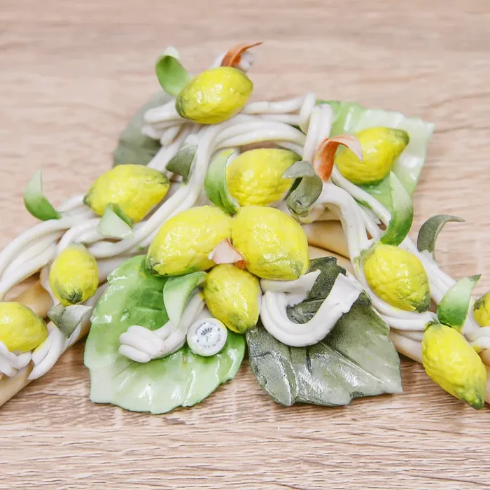 Tralcio di Limoni Linea Limoni Porcellana di Capodimonte - immagine 2