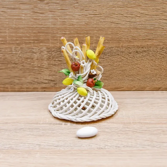 Tralcio Led Linea Frutta Porcellana di Capodimonte In saldo