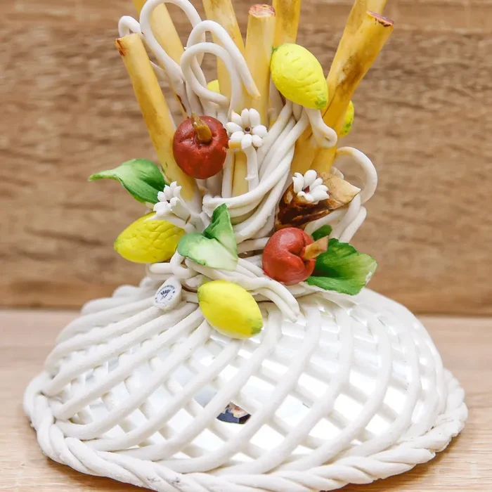 Tralcio Led Linea Frutta Porcellana di Capodimonte In saldo - immagine 2