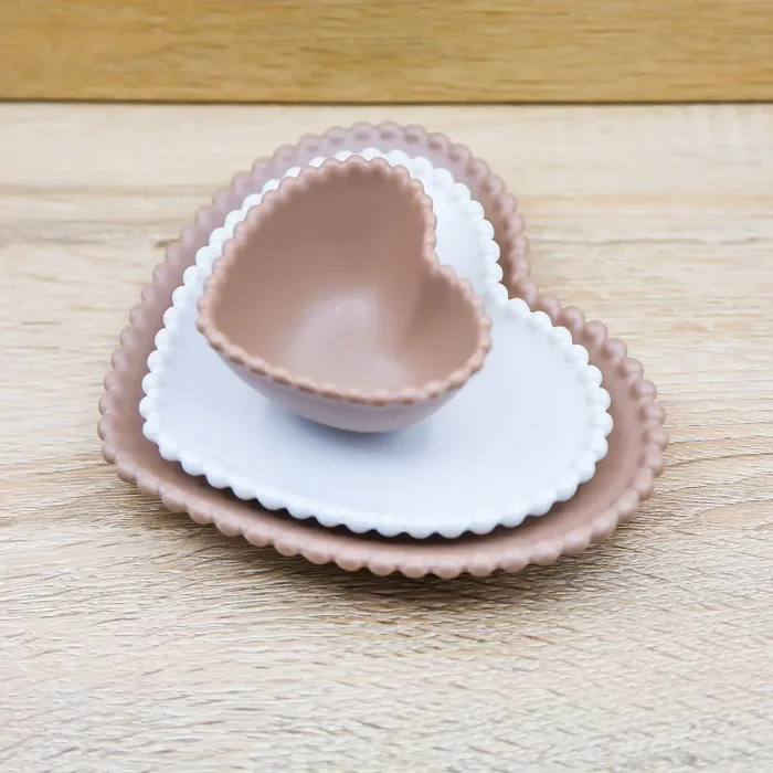 Tris Piatti Tortora e Bianchi Claraluna - immagine 3