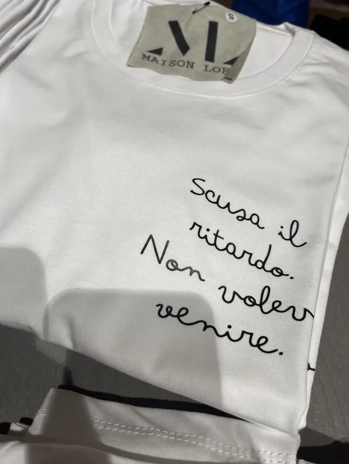 TSHIRT SCUSA IL RITARDO