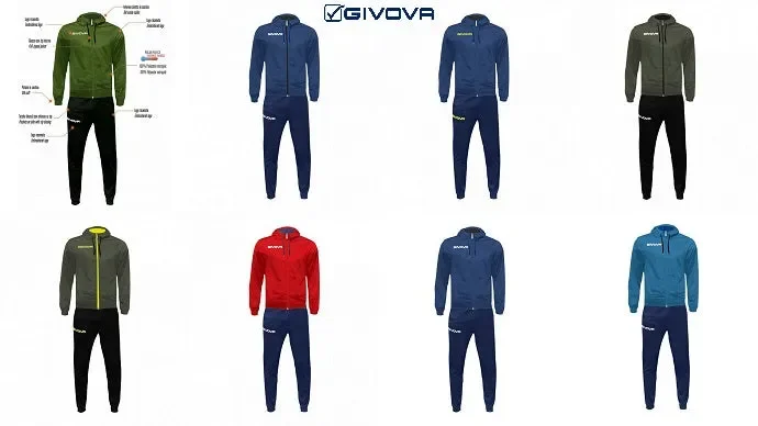 TUTA UOMO GIVOVA ART MILANO COLORE E MISURA A SCELTA