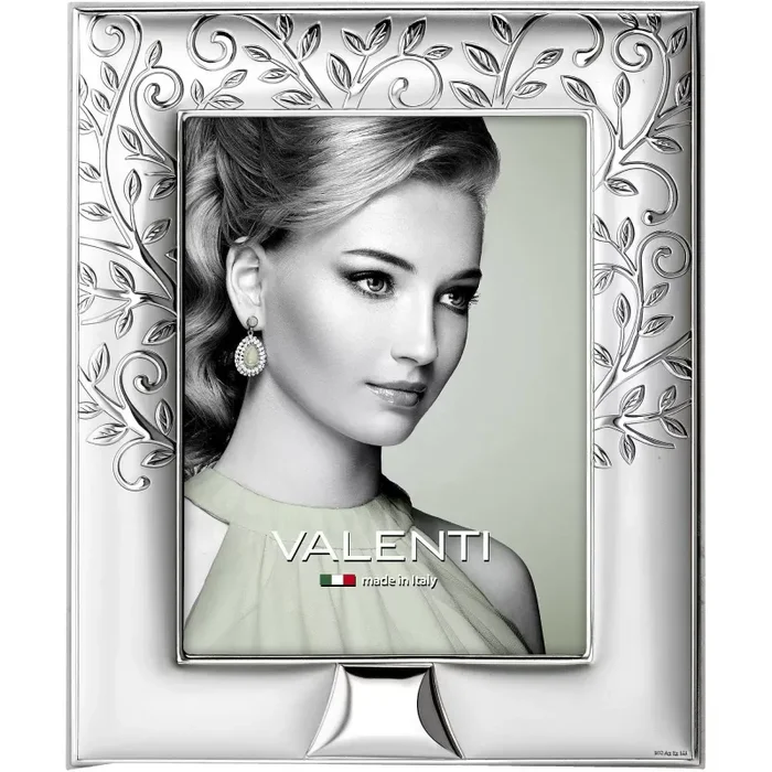 Valenti Cornice Portafoto Albero della Vita 13 x 18 Cm Argento
