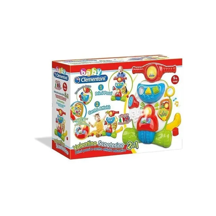 Valentino primi passi scooterina Clementoni