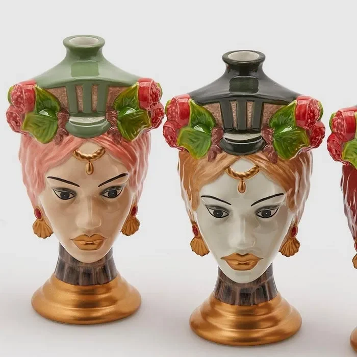 Vaso decorativo Testa di Moro – Sicily - immagine 3