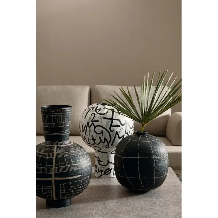 Vaso porta fiori moderno 43 cm con lettere – Raini Online ora - immagine 2