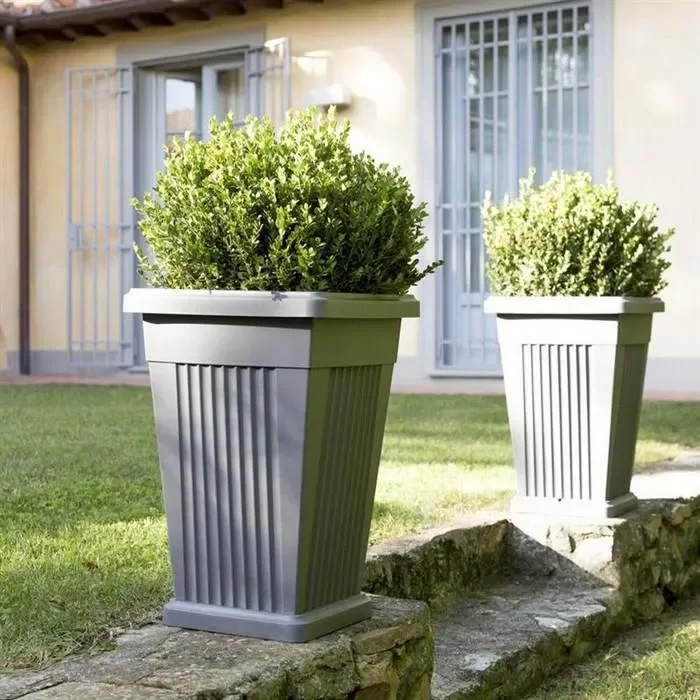 Vaso quadrato alto 59 cm – Piramide Moda - immagine 3