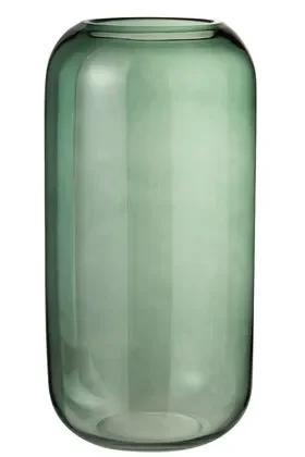 Vaso Rotondo Alto Vetro Verde Large 24.5X24.5X49.5