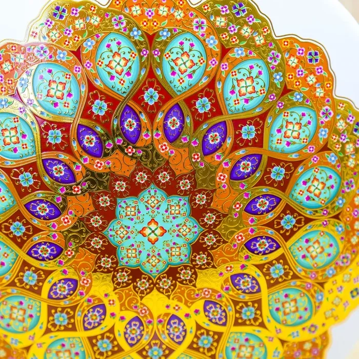 Vaso Tondo “Stelle di Persia” Cuore Matto Fornitura - immagine 3