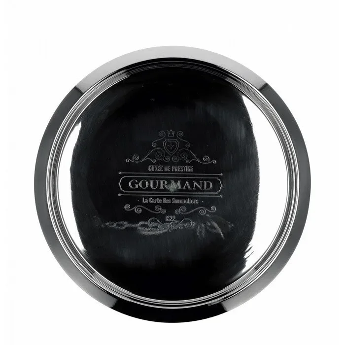 Vassoio rotondo in acciaio 35 cm