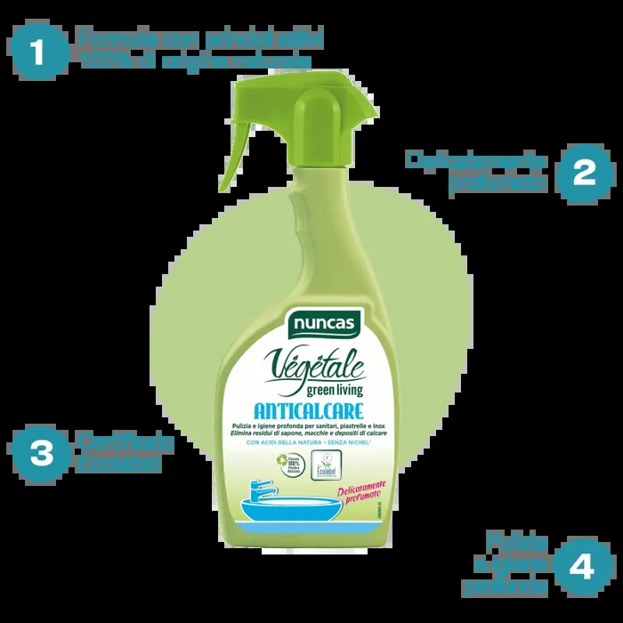 Vegetale Detergente Anticalcare – 500ml - immagine 2