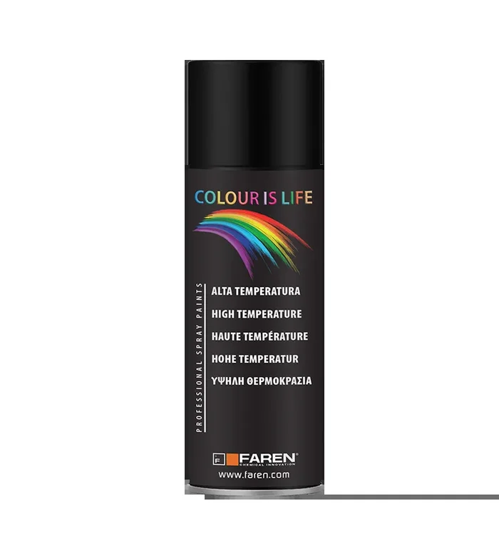 Vernice spray acrilica alta temperatura