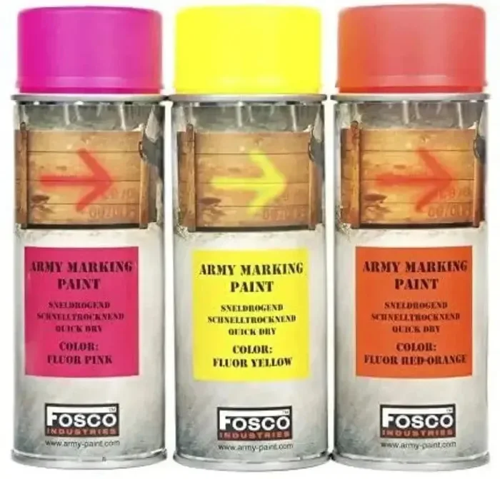 Vernice Spray Fosco Fluorescente da 400ml YELLOW - immagine 2