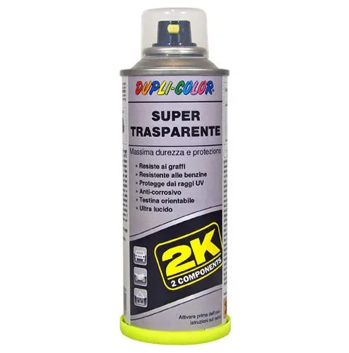 Vernice spray SUPER TRASPARENTE LUCIDO 2K ml160