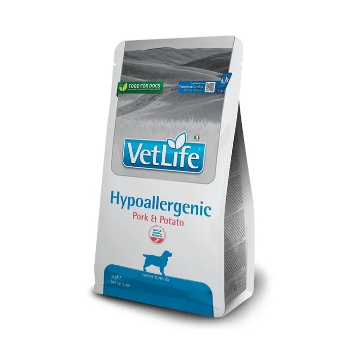 Vet Life Dog Hypoallergenic Maiale e patate Vendita calda online