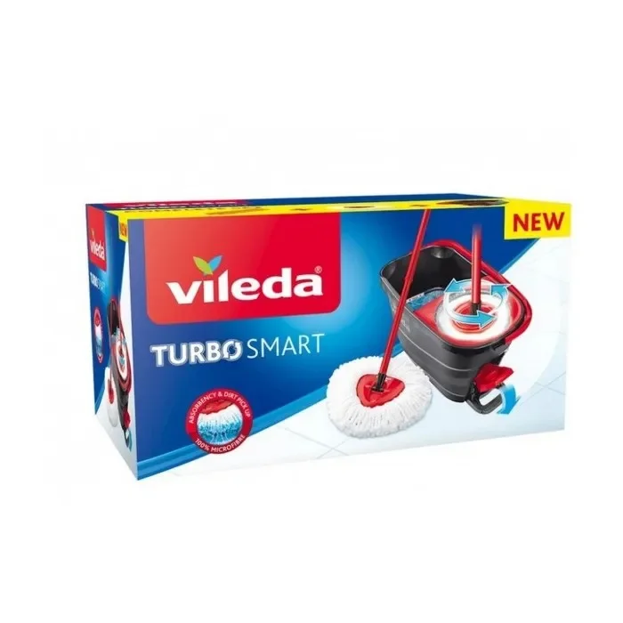 Vileda Turbo Smart con fiocco in microfibra e secchio spin - immagine 3