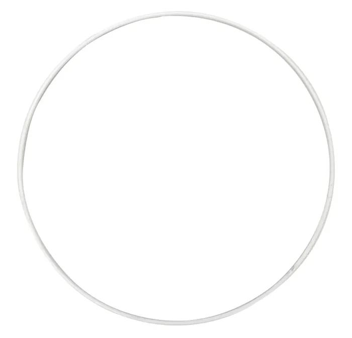 Vimin Box Anello Metallo D 40 Cm Bianco In saldo