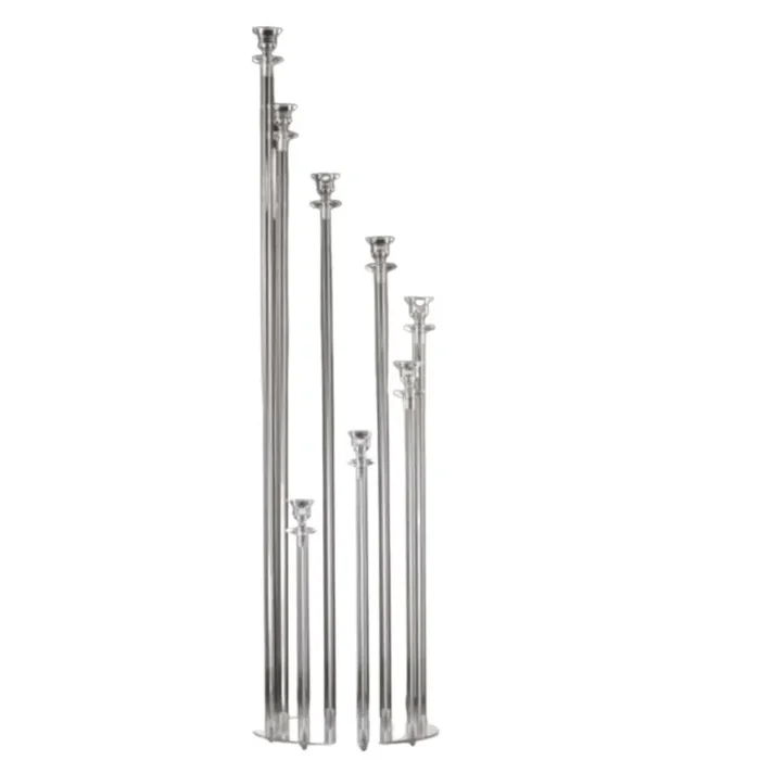 Vimin Box Centrotavola Tondo Plexiglass H 105 Cm con 8 Portacandele