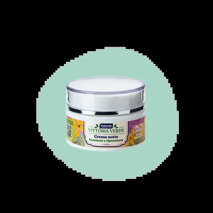 Vittoria Verde Crema Notte Nutriente e Rigenerante Pelle – 50ml