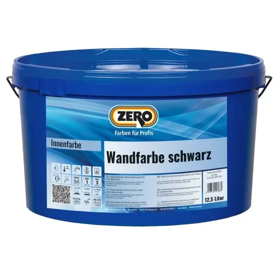 Wandfarbe schwarz lt 12,5