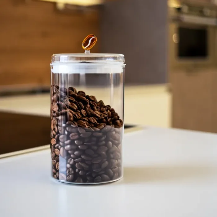 WD LifeStyle Barattolo Vetro Decoro Caffè 1,2 Lt - immagine 2