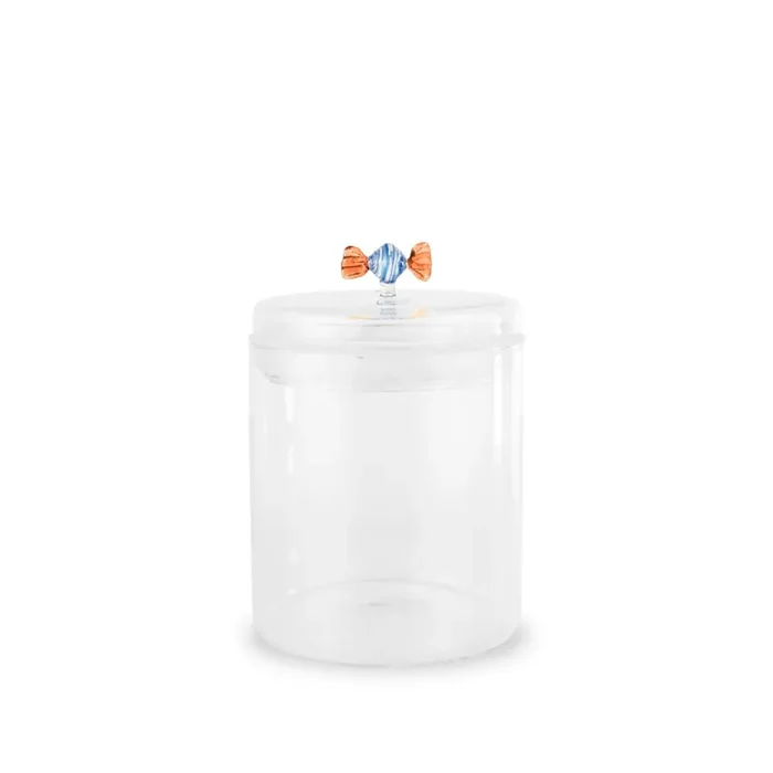 WD LifeStyle Barattolo Vetro Decoro Caramella 600 Ml