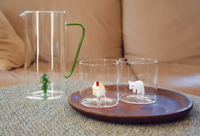 WD LifeStyle Bicchiere in Vetro Borosilocato Figure Natalizie Ass. 250 Ml 1 Pz - immagine 2