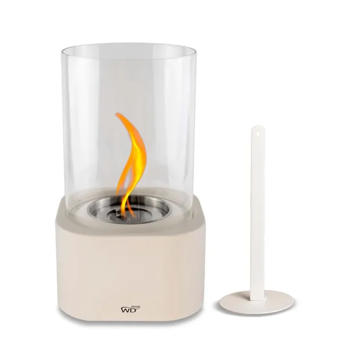 WD LifeStyle Caminetto Centrotavola Colore Bianco Fornitura