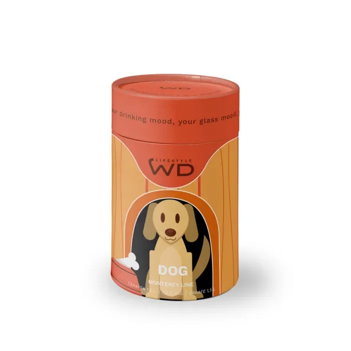 WD LifeStyle Caraffa Vetro Borosilicato Cc 1,5 Lt Decoro Cane - immagine 3
