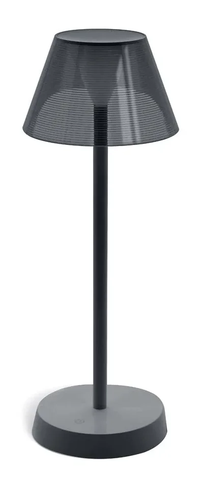 WD LifeStyle Lampada Diner H 34 Cm D 12,5 Cm Colore Grigio