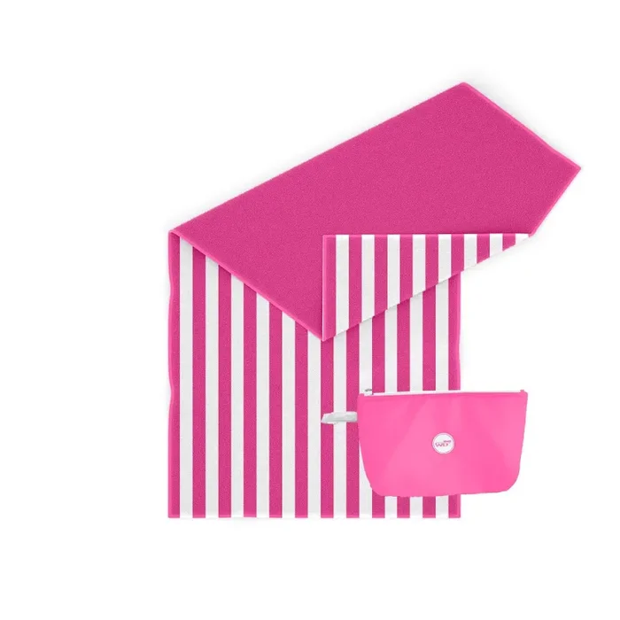 WD LifeStyle Set Pochette Termica e Asciugamano Colore Rosa
