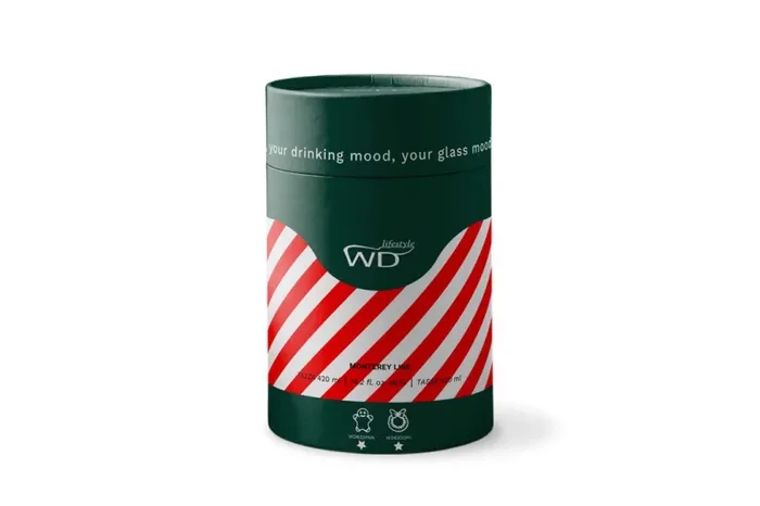 WD LifeStyle Tazza Vetro Borosilicato Cc 420 Ml Decoro Omino Pan di Zenzero Natale Vendita calda online - immagine 3