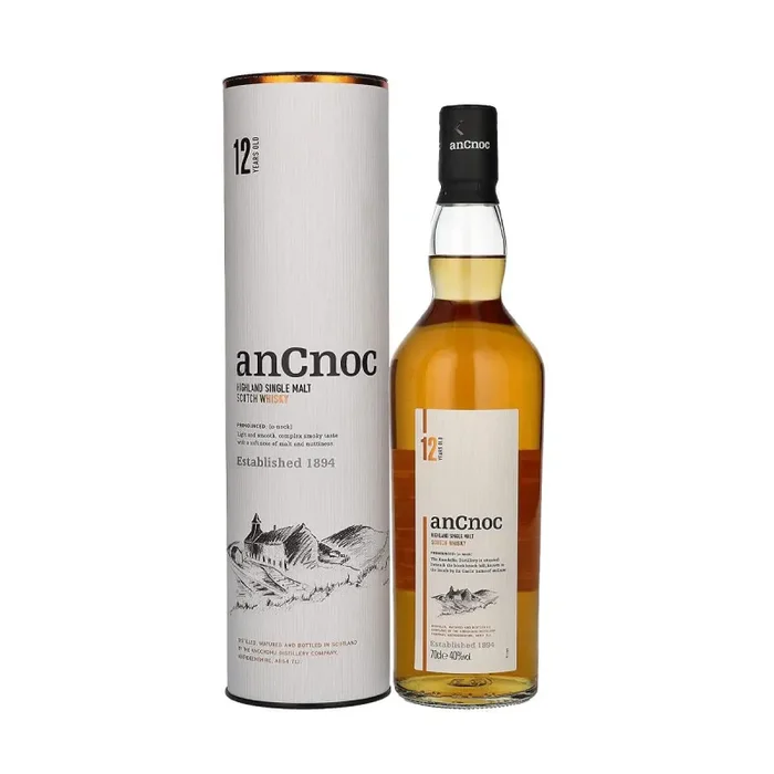 WHISKY ANCNOC 12 YO SINGLE MALT 40 % vol. 700 ml