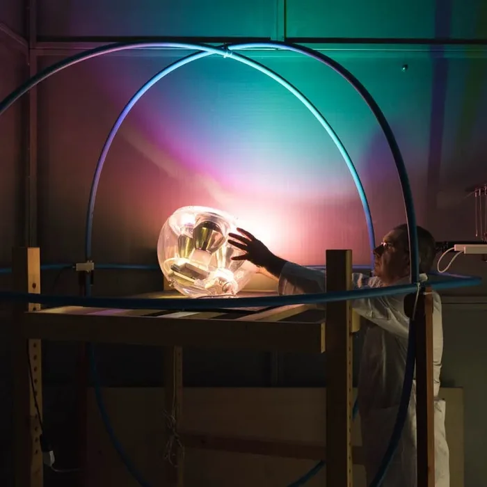 Yang LED lampada da terra - immagine 2