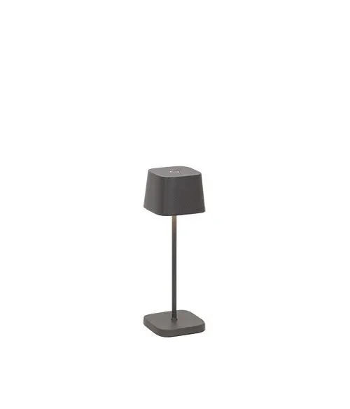 Zafferano Ofelia Micro Lampada da Tavolo H 200 Mm 67 x 67 Mm Grigio Scuro Vendita online