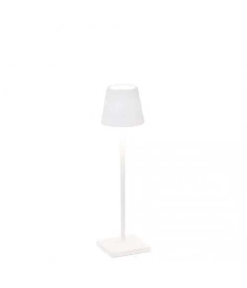 Zafferano Poldina Pro Micro Bianco Opaco – Lampada da Tavolo a Led H27.5cm Vendita calda
