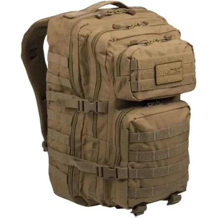 Zaino Tattico US Assault Pack Tan 36 Lt – MilTec